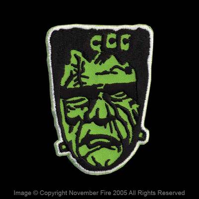 Patch Frankenstein Monster Kid Punk Metal Horror Creature Feature Karloff NFP004