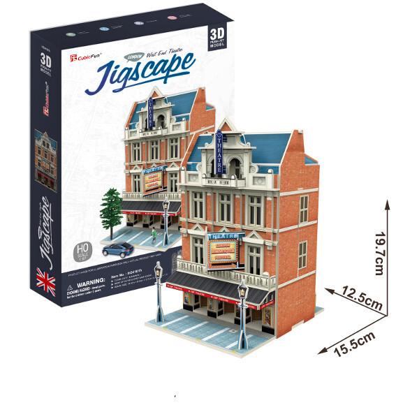 Cubic Fun - 3D Puzzle Tudor Restaurant Tudorstil England H0