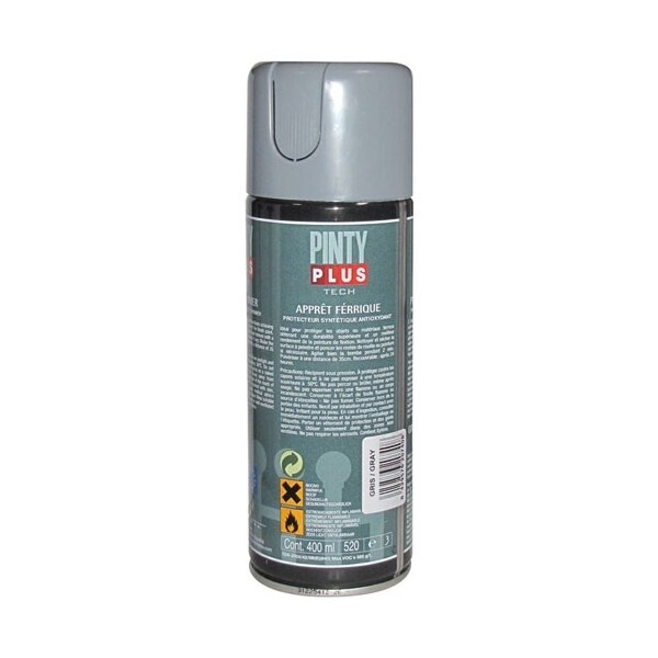 Aerosol Bombe Peinture Gris Sous Couche Primaire Apret Antirouille Anticorrosion