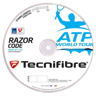 Tecnifibre ATP Razor Code 1.30MM/16G Tennis String Reel Blue