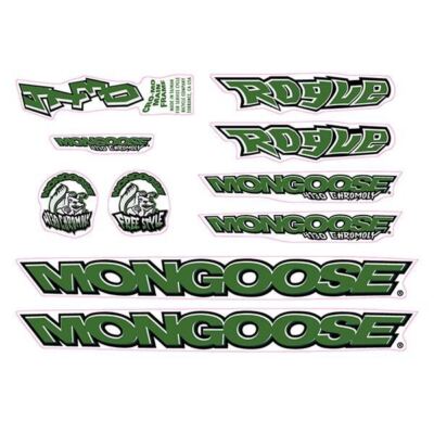 Mongoose - 1997 Rogue - Decal set - old school bmx