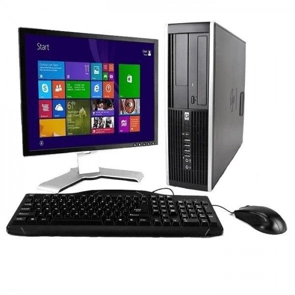 PROFESSIONALLY REFURBISHED HP COMPUTER MONITOR, KEYBOARD, MOUSE 4GB RAM 250GB HD 9 MONTHS