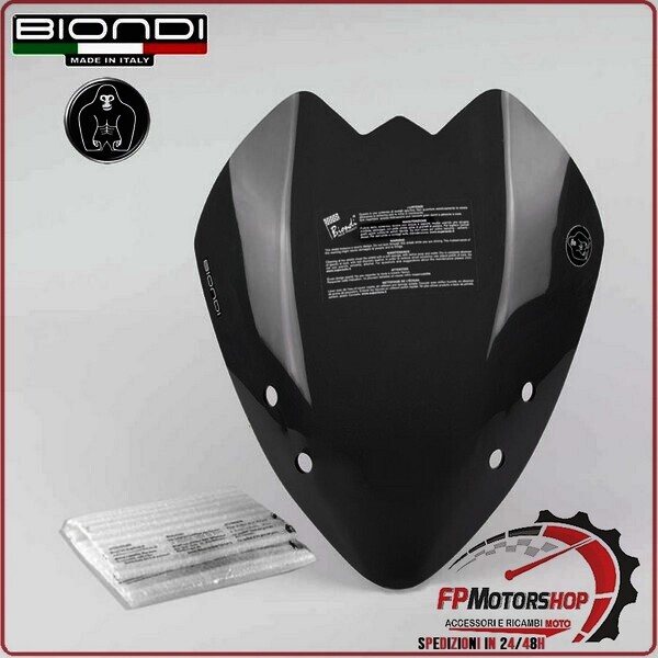 CUPOLINO PARABREZZA MOTO PER KAWASAKI Z750R FUME DARK BIONDI 8010335 2012>