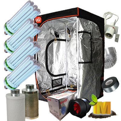 250w cfl grow hydroponic ventilation spectrum tent filter lights fan