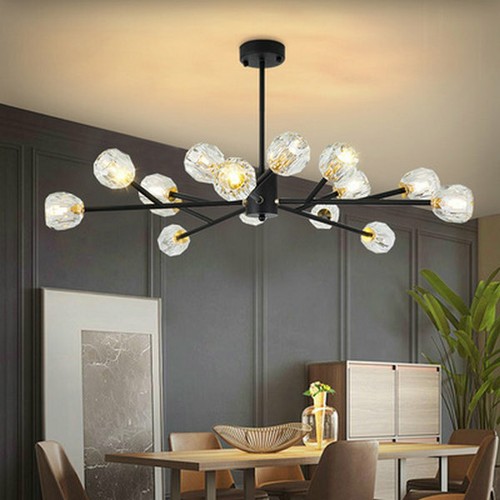 18 Light Crystal Shade Sputnik Chandelier Pendant Lamp Lighting