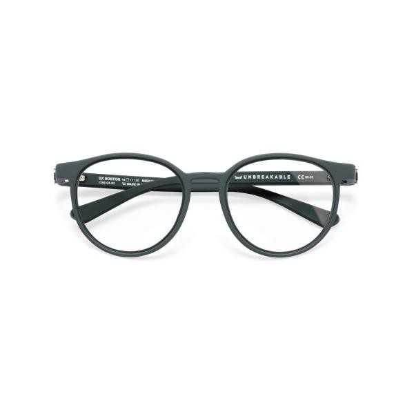 gloryfy GX Boston silence M 1X560400 Herren Damen Brille Kunststoff Rund Blau