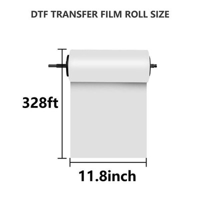 Procolored A3 DTF Roll PET Film Transfer Roll Film Sublimation 11.8in x 328 FT