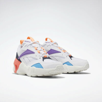 Reebok Women's Classic Aztrek Double Mix Pops Sneakers Size 11.5M Cream