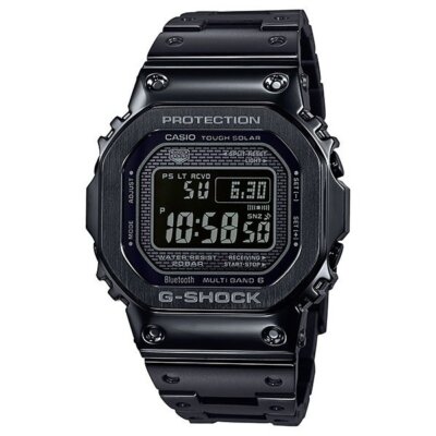 Pre-owned G-shock Casio  Gmw-b5000gd-1jf Black Full Metal 35th Men's Watch In Box