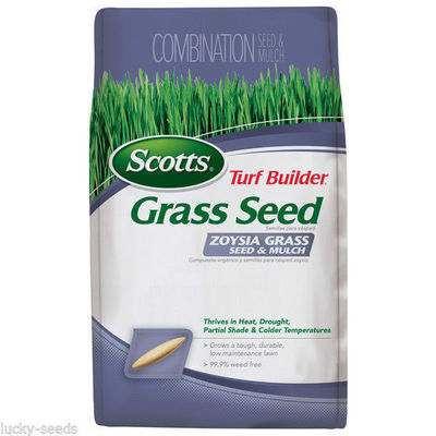 Scotts Zoysia Grass Seed and Mulch - 5 Lbs.