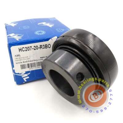 Replaces Hesston  710-434 TRIPLE-LIP BLACK OXIDE INSERT BEARING 1-1/4" BORE