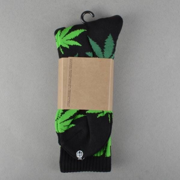 HUF Plantlife Socks - Black/Green/Light Green  NWT
