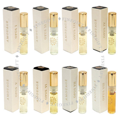 Amouage Opus Library Collection assorted sample spray vial new in box - You pick