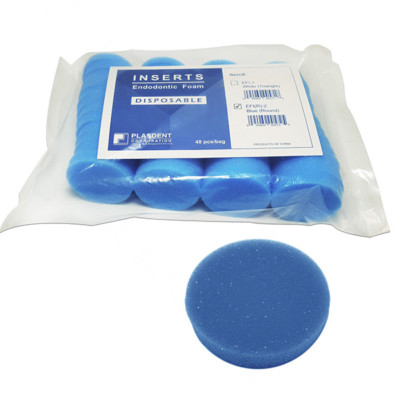50 Dental Endodontic - Endo Foam / Sponges Inserts Plasdent (Round - Triangle)