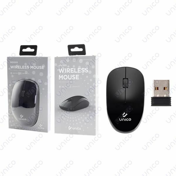 Mouse Ottico Wireless Senza Fili Unico Ms1005 Nero cir
