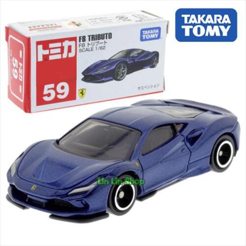 Tomica #59 1/62 Ferrari F8 Tributo Blue Takara Tomy Model