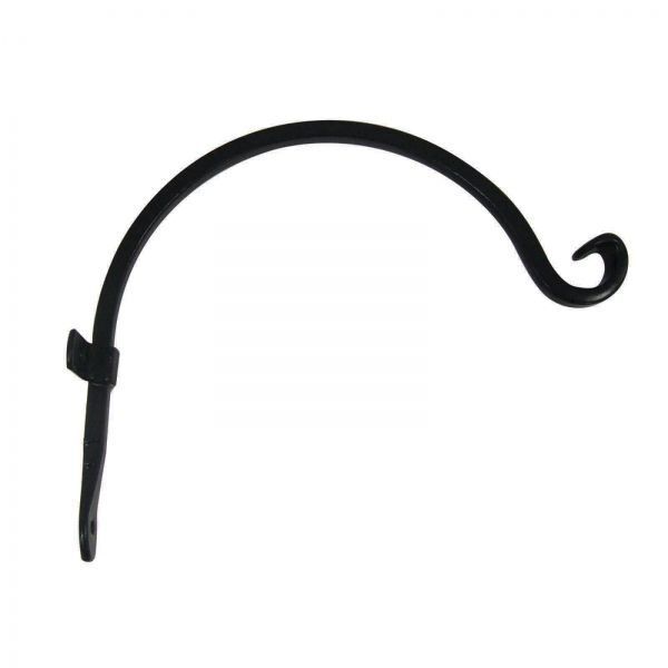 hanging basket bracket forge round hook 40cm 16in by smart garden 5050642001243 ebay small woven planter