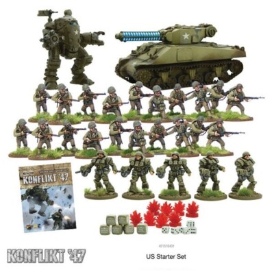 Стартовый набор армии США Warlord Games Konflikt 47 WLG 451510401