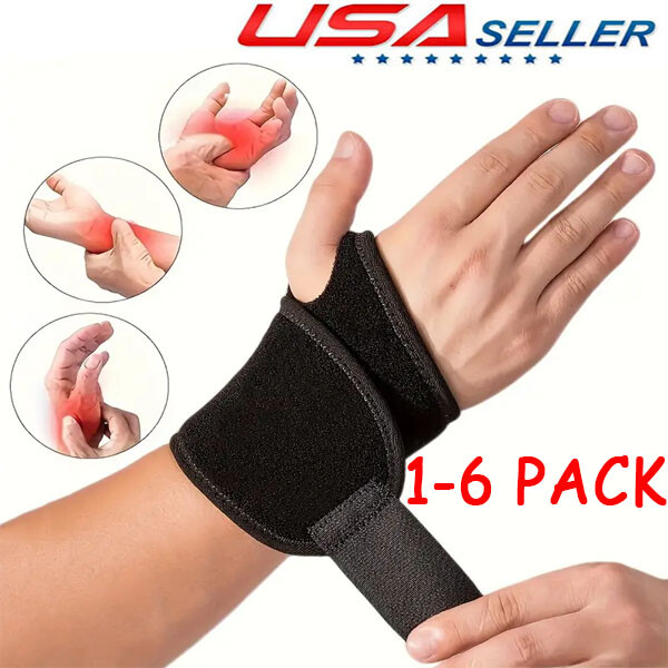 Wrist Hand Brace Support Carpal Tunnel Sprain Arthritis Gym Splint