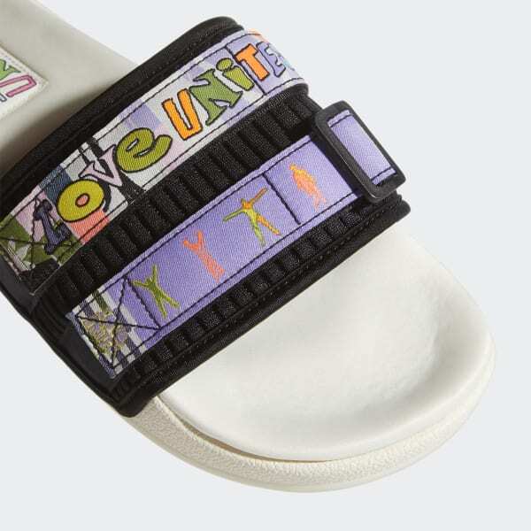 ADIDAS ORIGINALS NEU ADIDAS ADILETTE SANDALEN 2.0 PRIDE 2021 RUTSCHEN LOVE VEREINT GW2411 S 7