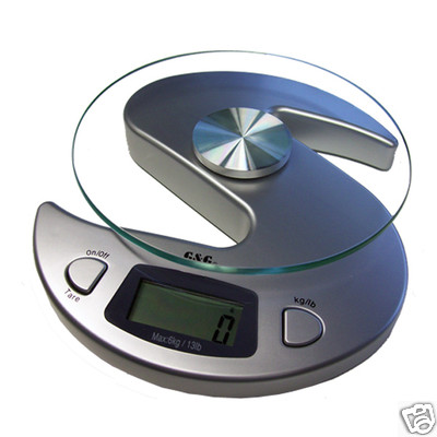 G&G?6000g/1g Küchenwaage Briefwaage Digital-Waage KS