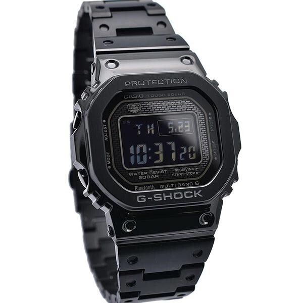 Pre-owned G-shock Casio  Gmw-b5000gd-1jf Black Solar Watch Bluetooth With Box Fast Ship
