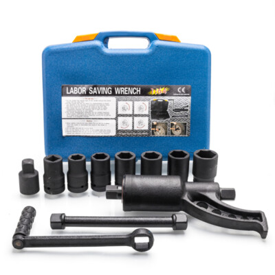 Heavy Duty Torque Multiplier Set Wrench Lug Nut Lug Nut Remover with/ 8 Sockets