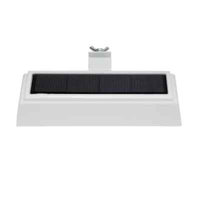 2 PACK Of Solar Powered 10 Lumens Integrated LED White Roof Gutter Light