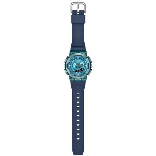 Pre-owned Casio Gm-s110lb-2ajf [g-shock Analog Combination Model Smaller And Thinner Model
