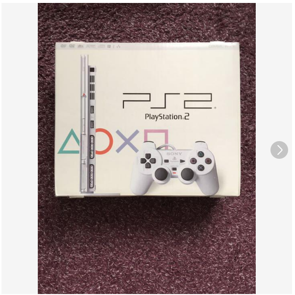 Sony PlayStation2 PS2 SCPH-77000 White Slim Console Box