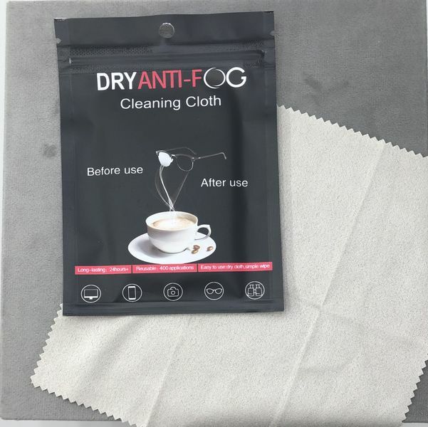 Anti-Fog Antibeschlag TOP Brillenputztuch hält bis zu 24h 400x Anwendbar