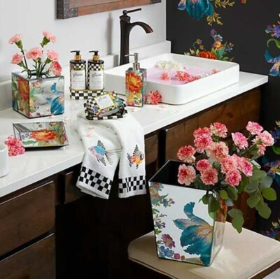 MacKenzie Flower Market Reflections Soap Pump