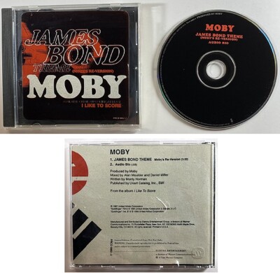 James Bond 007 CD Single Moby James Bond Theme Moby's Re-Version - Promo CD