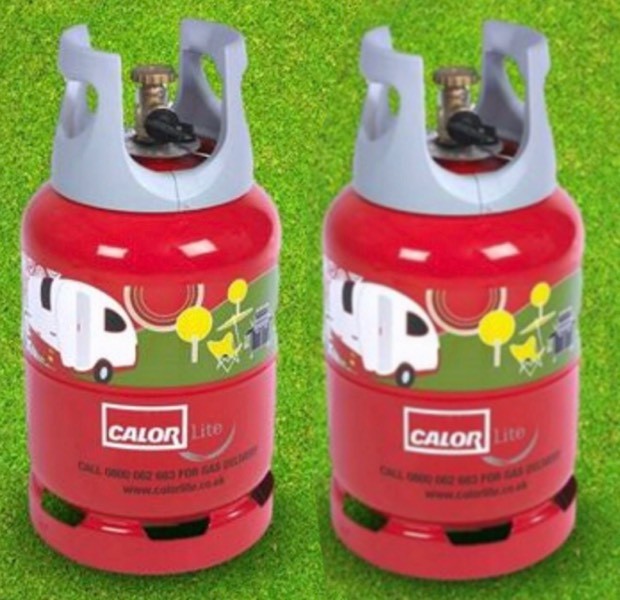 FULL CALOR LIGHT GAS BOTTLE / LITE 6KG x 2 Gas Bottles Only £80.00