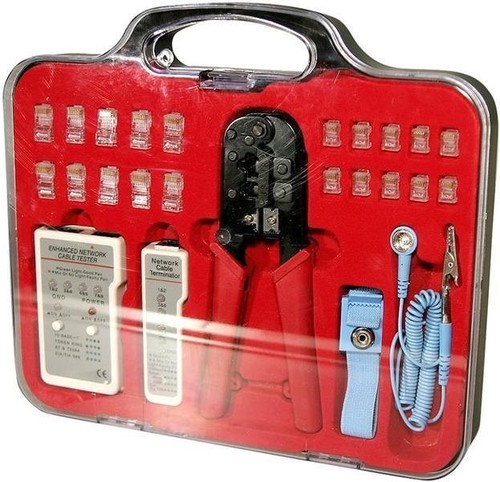 ️ Кабельный инструмент Network Cable Wire Wiring Crimp Tool Kit RJ11 ...