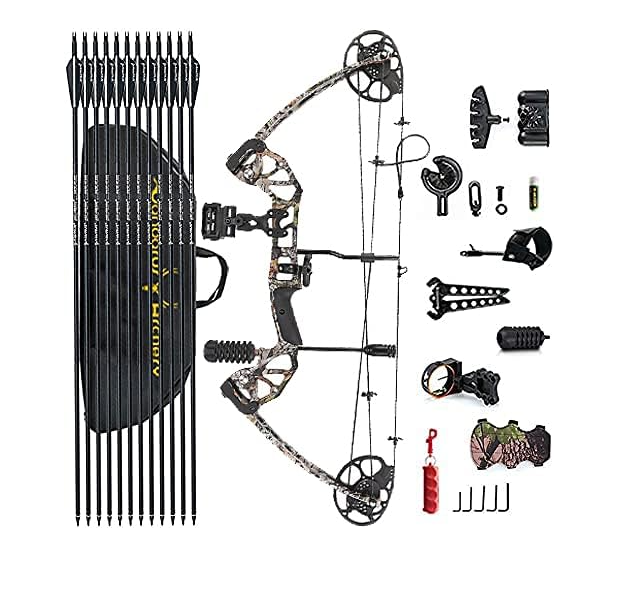 Compound Bow Draw Weight 0-70 Lbs, Adjustable 19.25