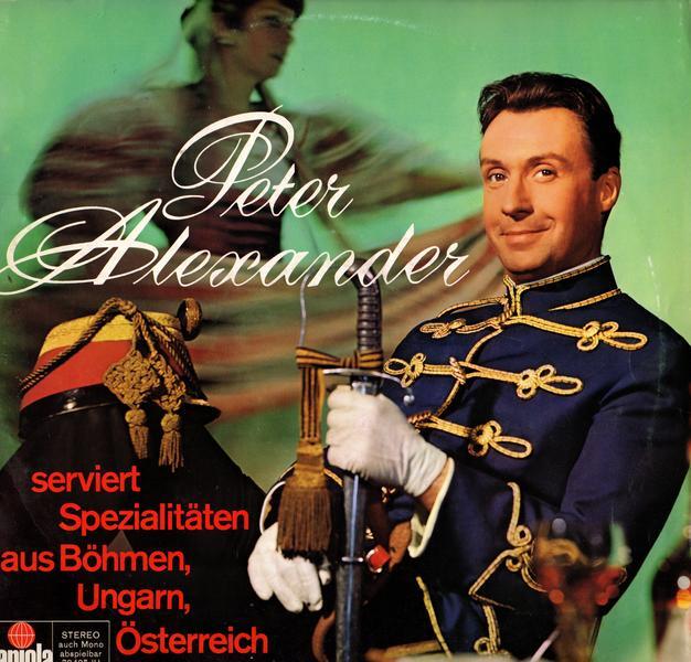 Peter Alexander serviert Spezialitäten aus Böhmen, Ungarn, Österreich