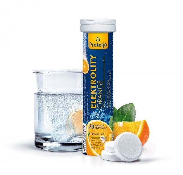 Protego Elektrolity Orange, 20 Brausetabletten