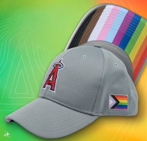 90s USA製 MLB CALIFORNIA Angels ペナント California Angels Authentic MLB KM Pro Fitted Baseball Hat