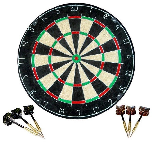 Billiard Table Set With Dartboard Pool Game With Balls Sticks Accessories Gift