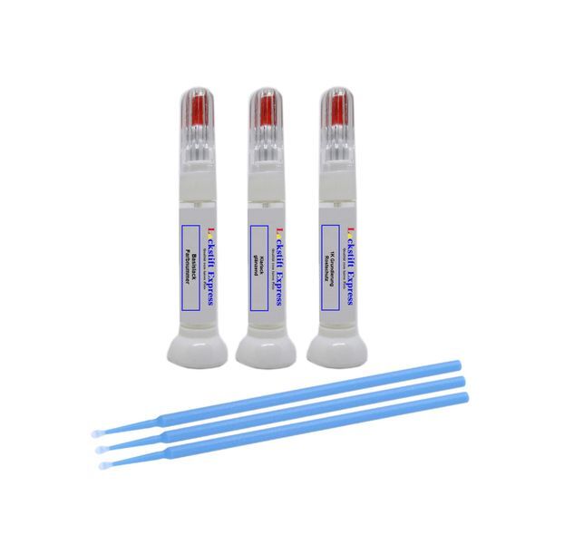 Lackstift Set Geeignet FÃ¼R Vw, Lr7h Indium Grau  Met. Ln7k /  X3x3 / Je 10ml