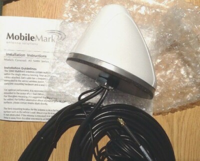 MOBILE MARK SMW-303 SURFACE MOUNT ANTENNA  3-CABLE 2 WIFI, 1 GPS 15ft CABLE BUS