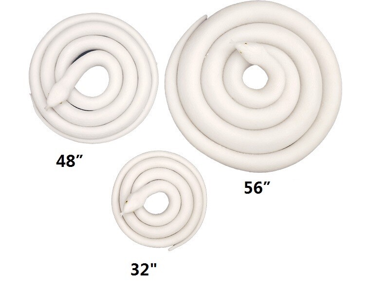 32"/48"/56" Fake Realistic Snake Lifelike Scary Rubber Toy Prank Party Joke Prop