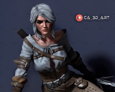 1/8 Resin Model H/ 14*20CM Ciri 3D Printed Model Unassembled Unpainted IN STOCK