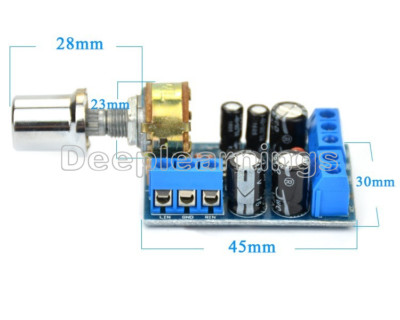 TDA2822M Mini 2.0 Channel 1W×2 Stereo Audio Power Amplifier Board DC 5V 12V CAR