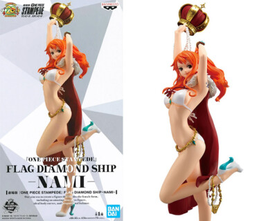 Banpresto One piece Stampede Movie Flag Diamond Ship Nami