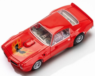 AFX Mega-G+ 1973 Pontiac Firebird Trans Am Red HO Slot Car