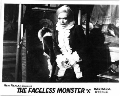 The Faceless Monster Nightmare Castle original Lobby Card Barbara Steele 1965