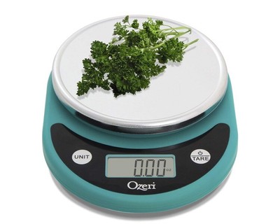 NEW Ozeri ZK 14-T Multifunction Kitchen and Food Scale TEAL BLUE
