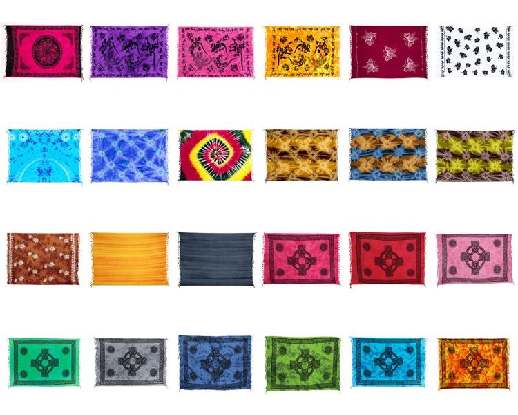 55 Modelle Sarong Pareo Wickelrock Strandtuch Pareos Tier Motive Gratis Schnalle